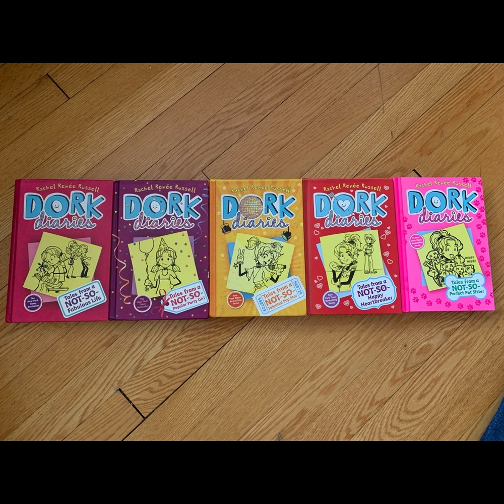 Dork Diaries set - Vol 1,2,3,6 & 10